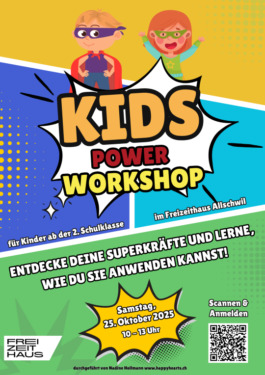 Flyer Kids Power Workshop