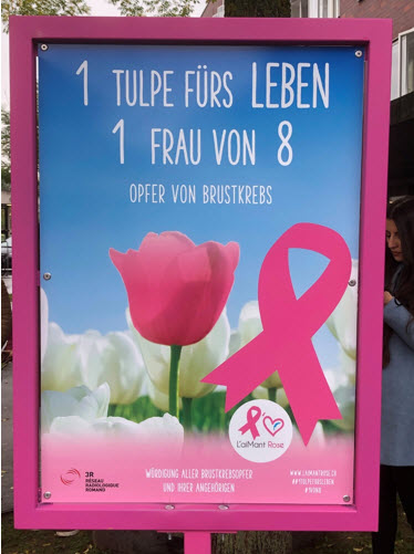 Ein Zeichen setzten gegen Brustkrebs