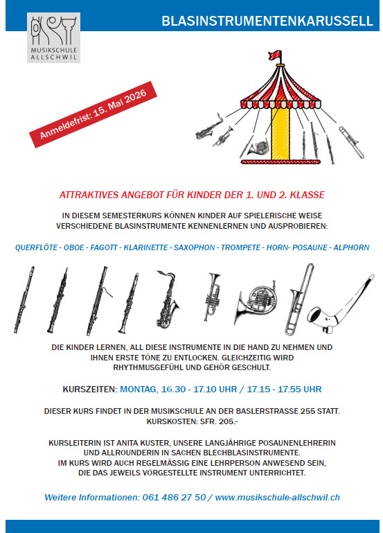 Blasinstrumentenkarussell